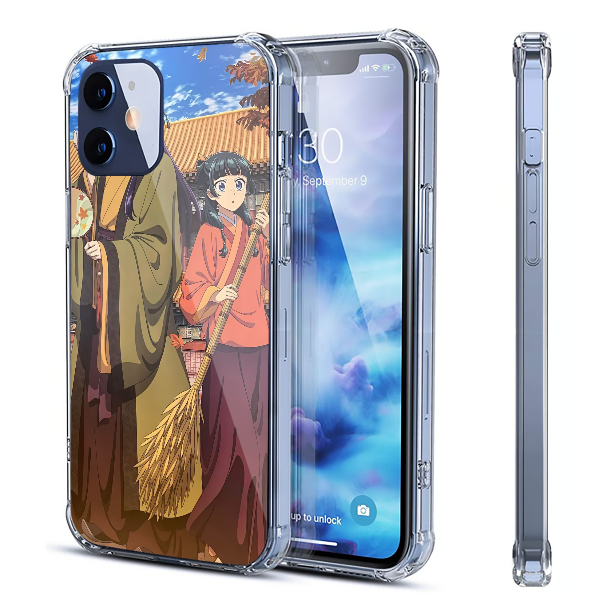（画像用） 薬屋のひとりごと The Apothecary Diaries 【iPhone 12シリーズ対応】透明スマホケース（クリアソフトケース）
